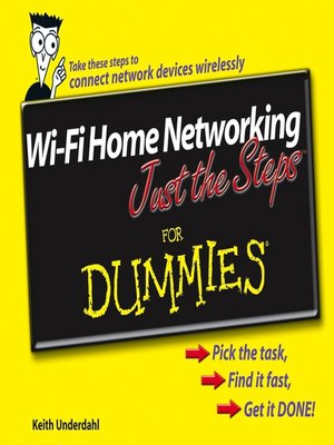 cover image of Wi-Fi Home Networking Just the Steps For Dummies